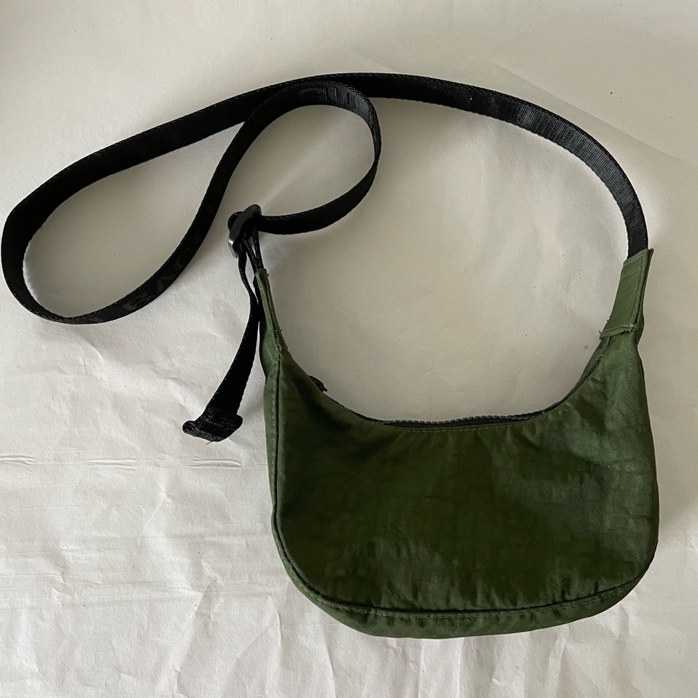 Baggu Green Small Crescent Bag